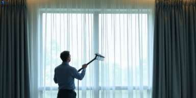 Commercial curtain steam cleaning service greendale-vic hotels offices